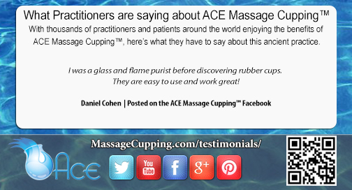 What Practitioners Are Saying about ACE Massage Cupping