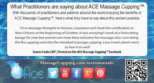 What Practitioners Are Saying about ACE Massage Cupping™