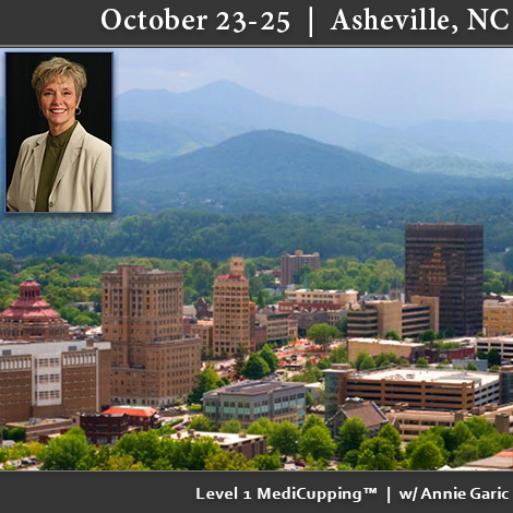 ACE MediCupping Level 1 Workshop – October 23 – 25 in Asheville, NC