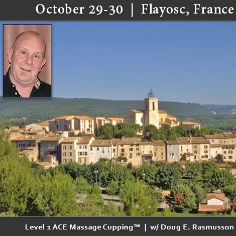 ACE Massage Cupping Level 1 Workshop – October 29 – 30 in Flayosc, France