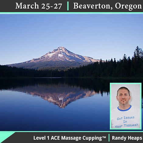 Level 1 ACE Massage Cupping Workshop – March 25-27 in Beaverton, Oregon