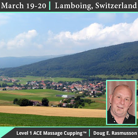 Level 1 ACE Massage Cupping Workshop – March 19-20 in Lamboing, Switzerland