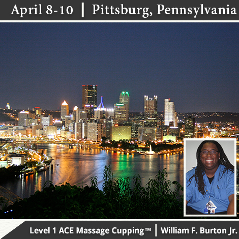 Level 1 ACE Massage Cupping Workshop – April 8-10 in Pittsburgh, Pennsylvania