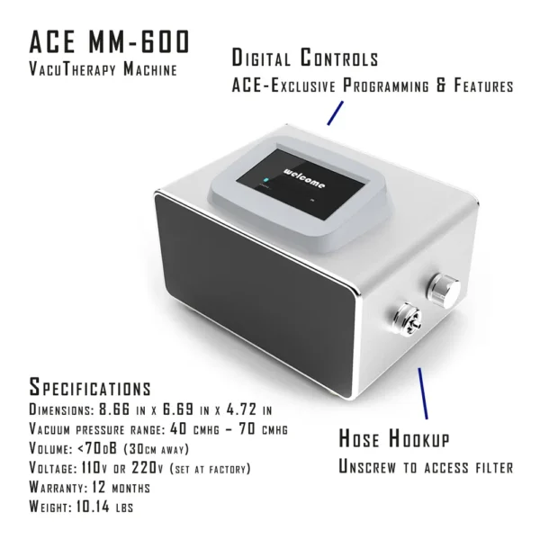 MM-600 Vacuum Therapy Machine Features